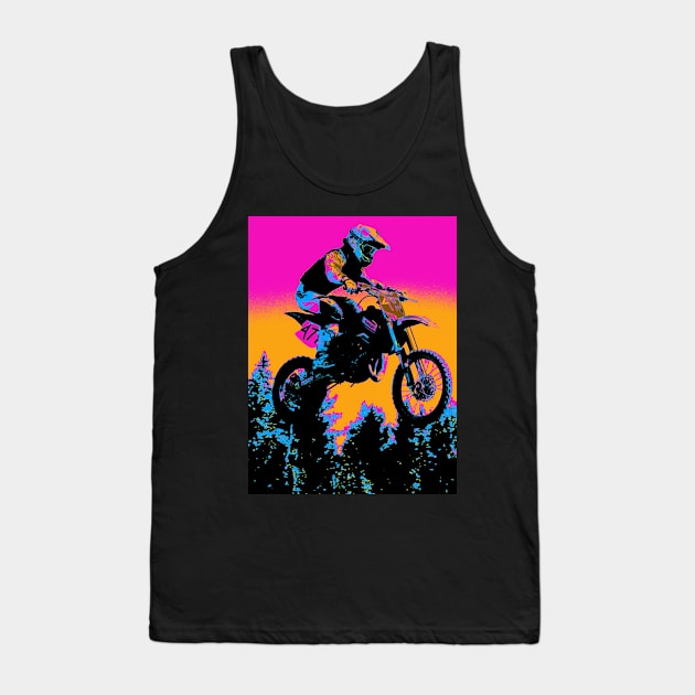 Born to Ride - Motocross Rider Tank Top by Highseller